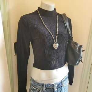 Divided Open Back Long Sleeve